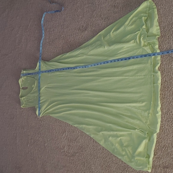 SOFT SURROUNDINGS m - Duvall Sleeveless Midi Margarita Green cut-outs - Picture 10 of 10